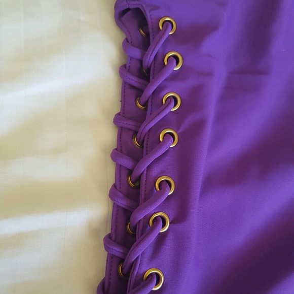 👙 Side Lace Up One Piece - Picture 6 of 8